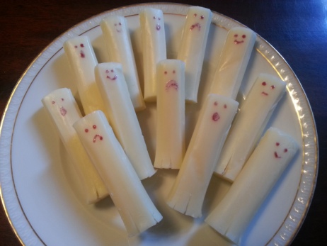 Cheese Stick Ghosts
